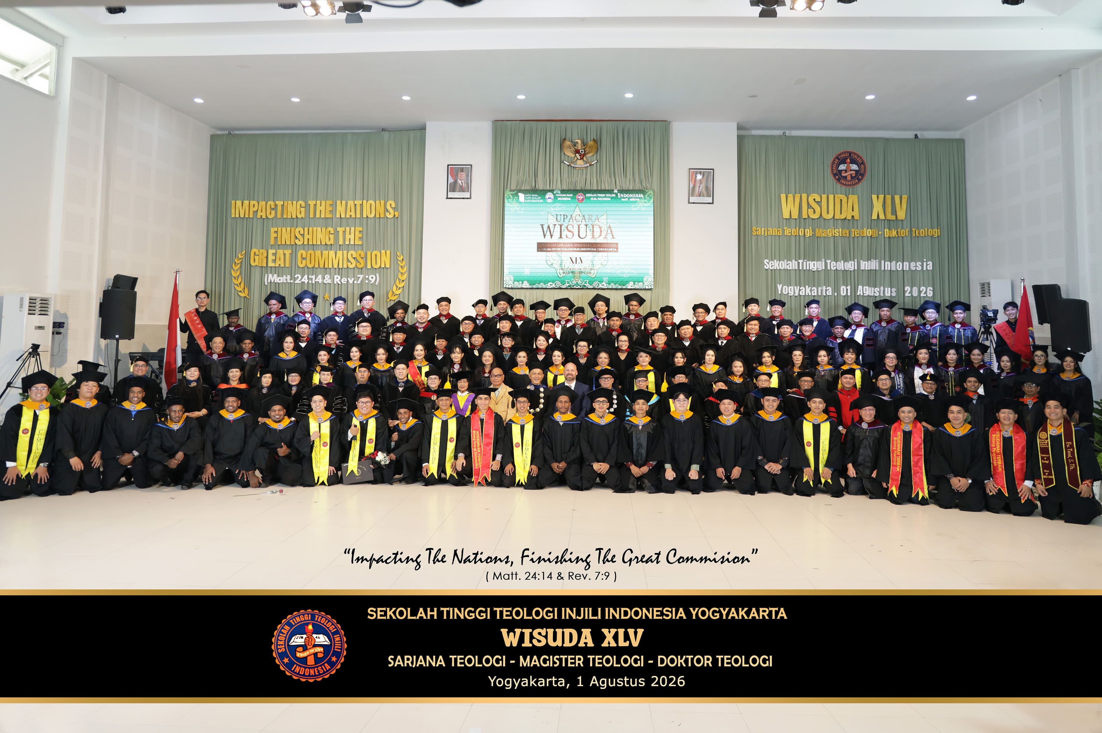 Selamat dan Sukses atas Meluluskannya Para Wisudawan Wisuda XLV STTII Yogyakarta